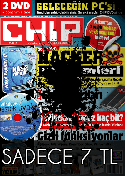 Tüm CHIP okurlarına ücretsiz site